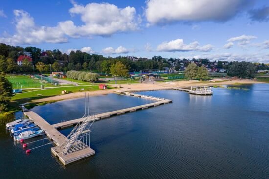 Õhuvaade viljandi järve rannaaalast